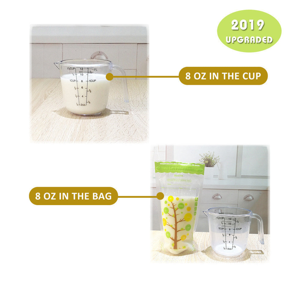 Breast milk storage bag