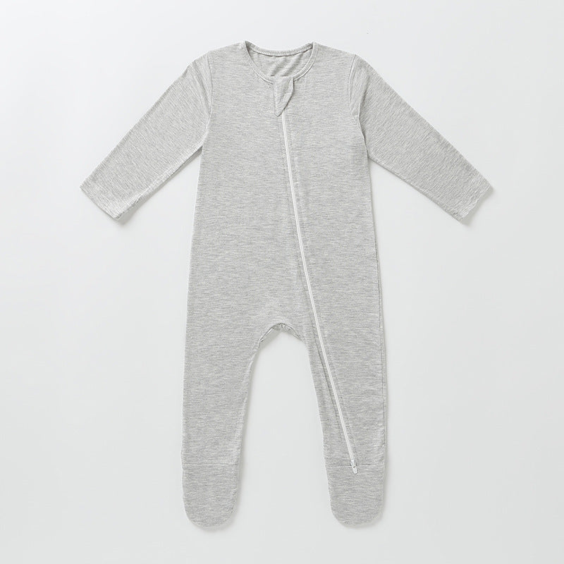 Breathable Baby Autumn Bamboo Fiber Romper