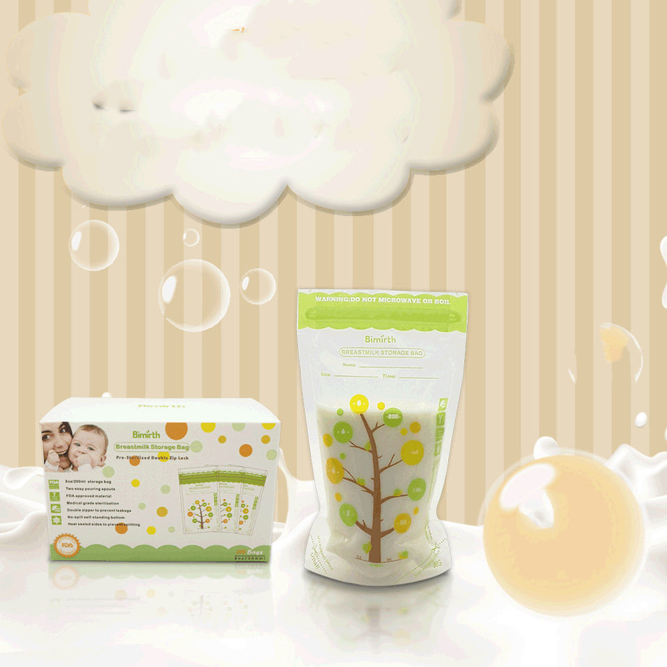 Breast milk storage bag