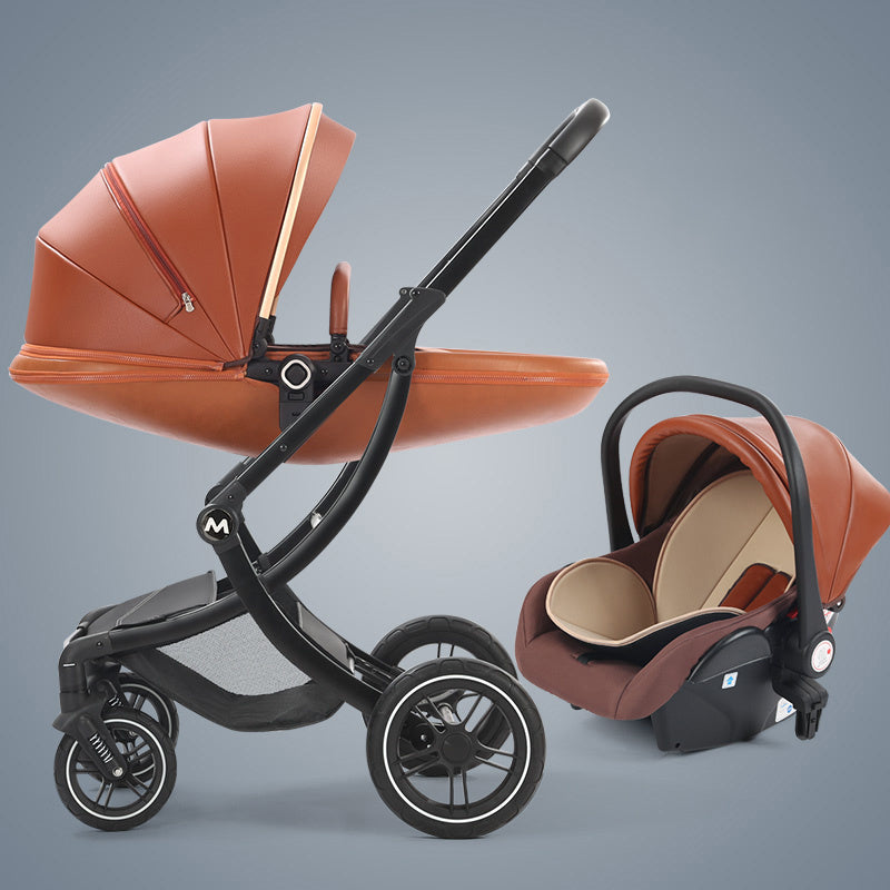 luxury baby stroller New Luxury Baby Stroller Carriage With Car Seat – Tiny Treasures