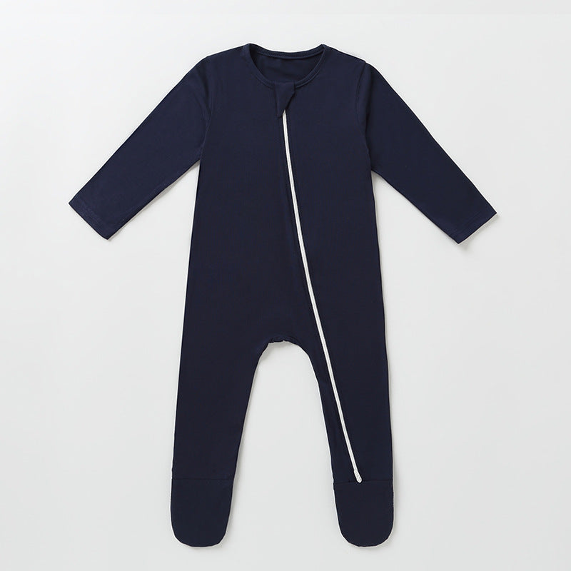 Breathable Baby Autumn Bamboo Fiber Romper