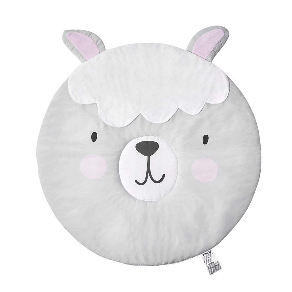 Baby Play Gym Mat Tummy Time Activity Mat With 5 Sensory Toys